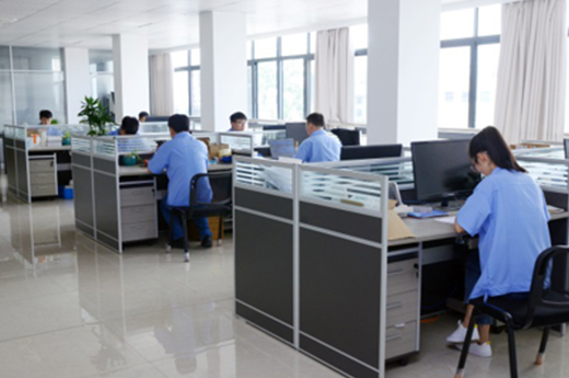 國信公司辦公(gong)室一角