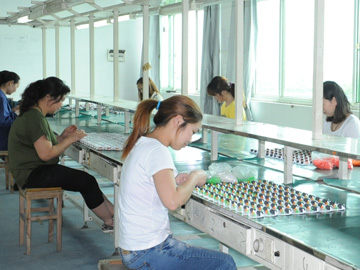 水(shui)表機芯組裝車(che)間